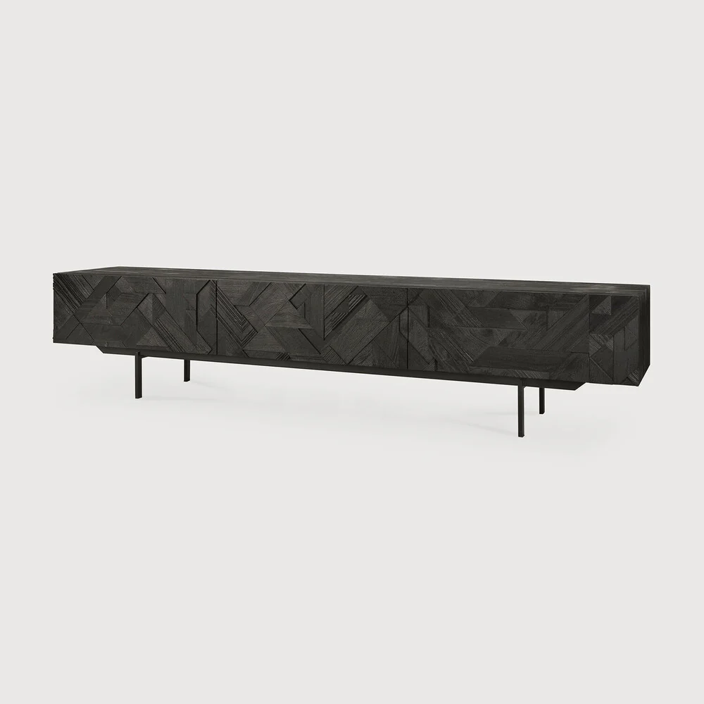 Ethnicraft Teak Graphic TV-meubel - Afbeelding 9