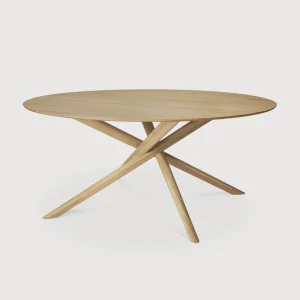 Ethnicraft Eettafel Mikado Rond