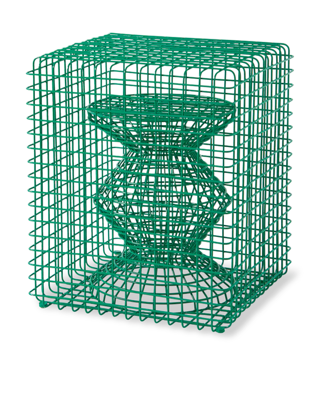 Pols Potten Wire Zig Zag Kruk - Afbeelding 3