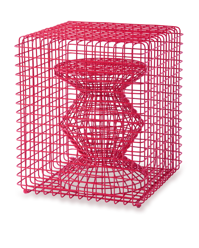 Pols Potten Wire Zig Zag Kruk - Afbeelding 2