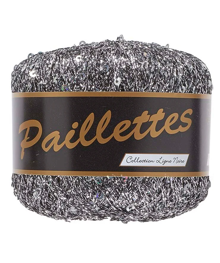 Lammy Yarns Paillettes Grey (413) - Afbeelding 2