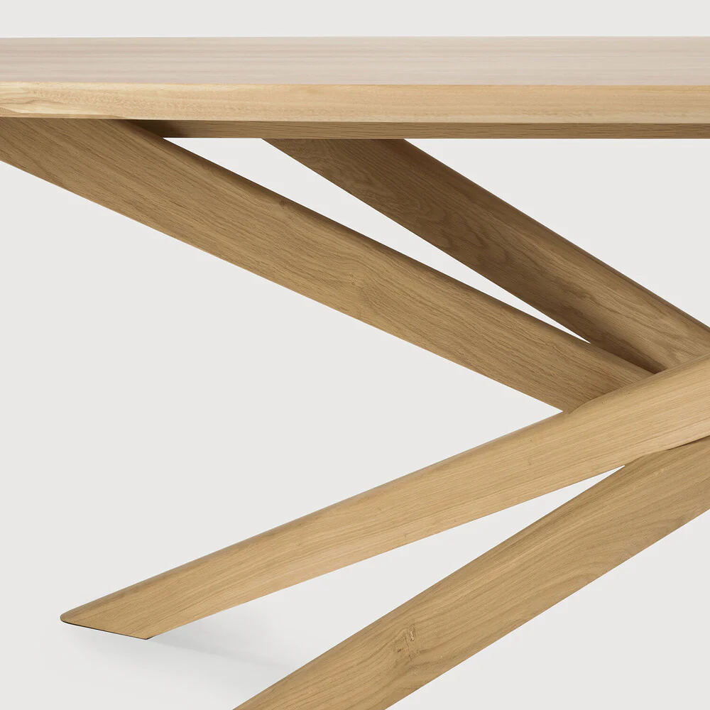 Ethnicraft Eettafel Mikado vierkant - Afbeelding 4
