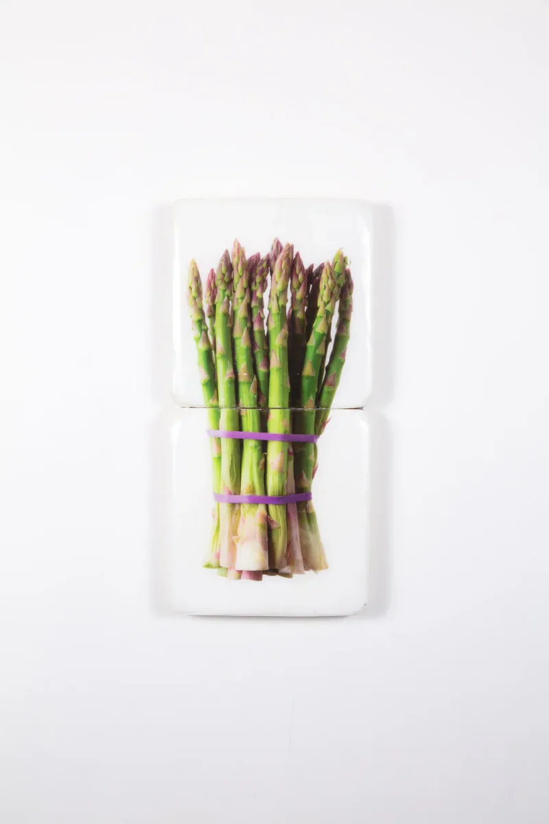 StigerWoods wooden tile Asparagus Purple Elastics - Afbeelding 3