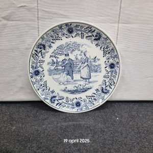 Charmant Delfts Blauw Wandbord – MR Delft’s – 21,5 cm