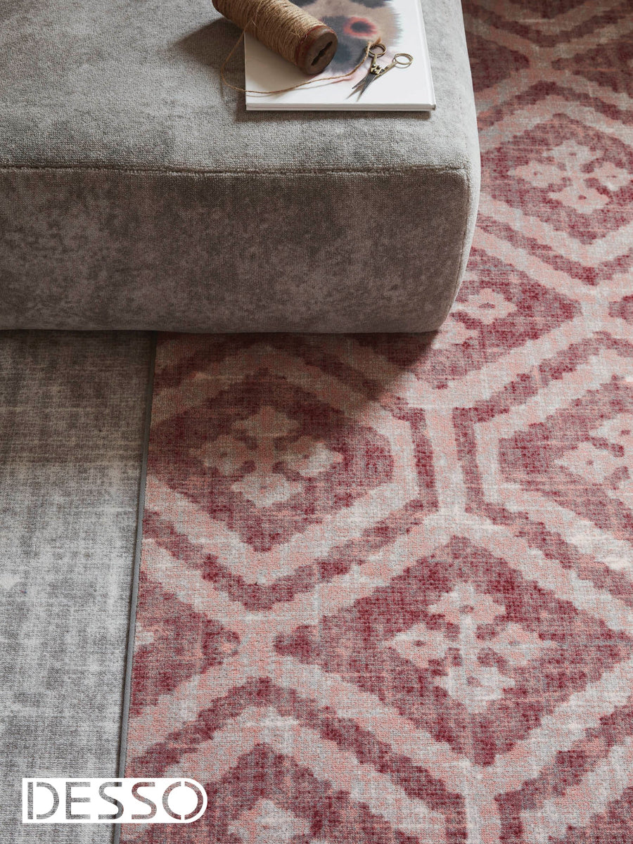 Tarkett vloerkleed Geometrisch rood - Afbeelding 4