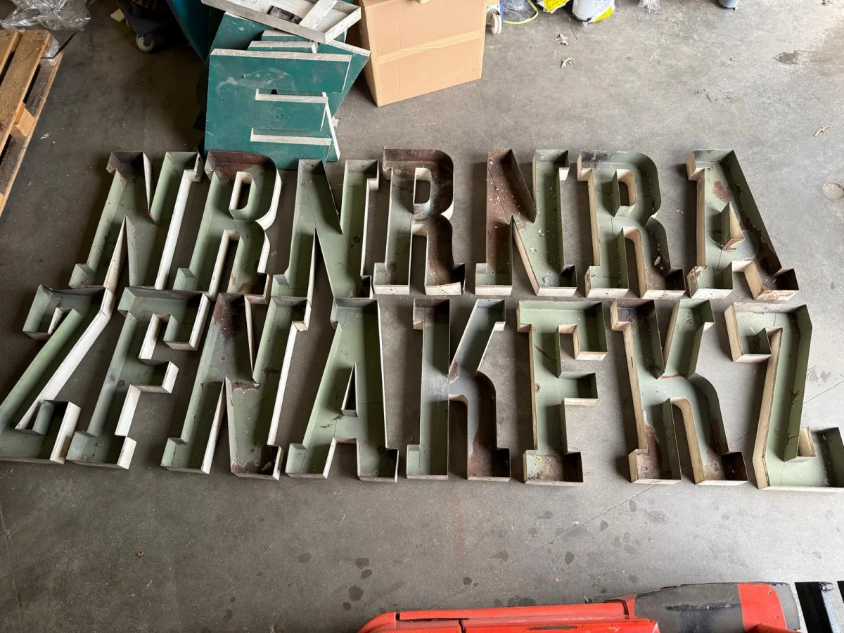 3D vintage letters - Afbeelding 6