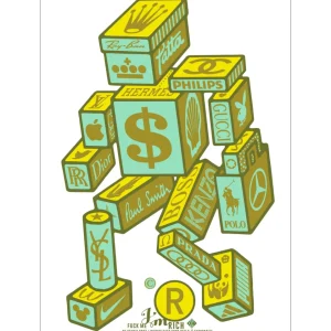 Poster F*ck me I'm Rich