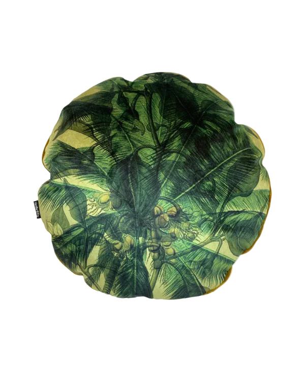 Palm kussen rond