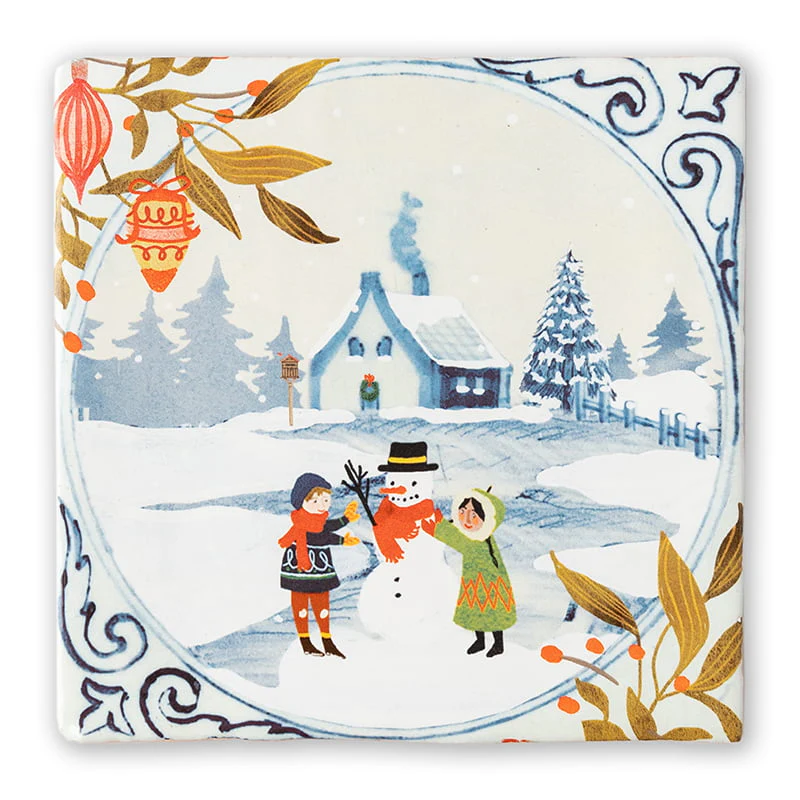 Storytiles Mister Snowman tegeltje - Afbeelding 2