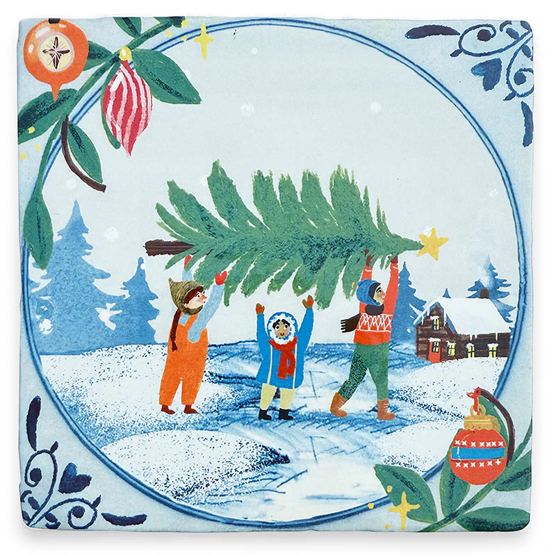 Storytiles The Magic Of Christmas Begins tegeltje
